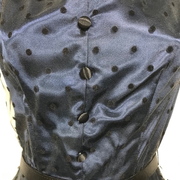 STOP STARING True Blue Dress NWT Swing Rockabilly - Picture 3 of 7